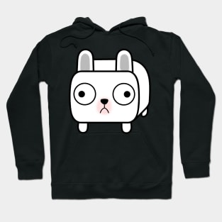 French Bulldog Loaf - White Frenchie Hoodie